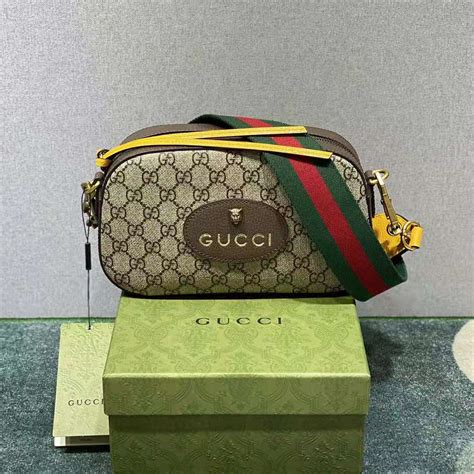 gucci neo gg supreme messenger bag|gucci neo vintage crossbody bag.